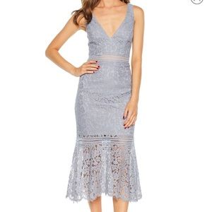 Bardot Sienna Lace Trumpet Dress